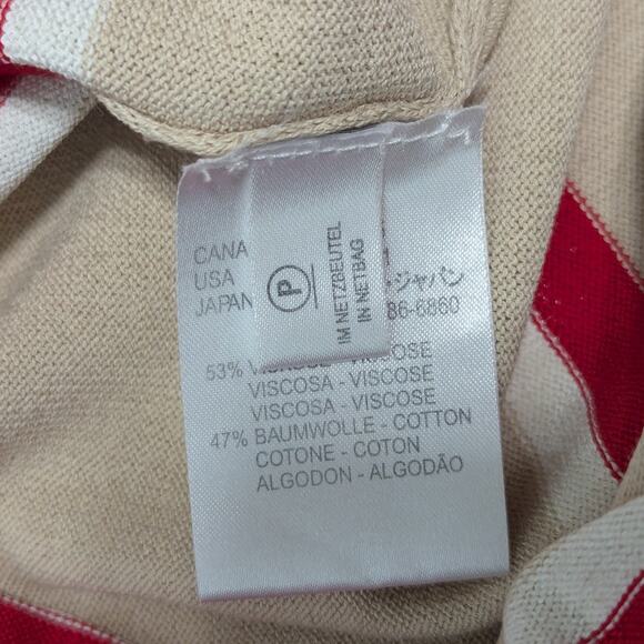 ESCADA Red Cream Cardigan Sweater Tank Top Bundle Long Sleeve Preppy Workwear - Picture 7 of 7